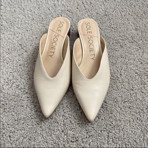 Sole society pointed heel